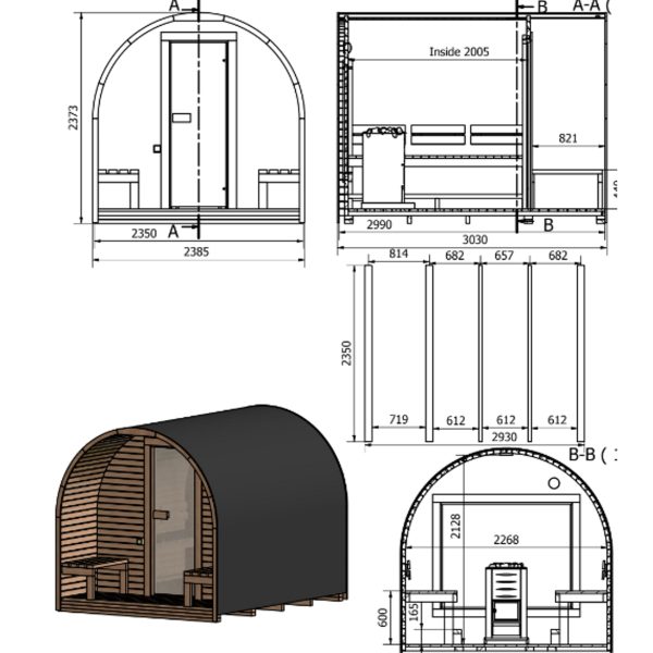 SAUNA POD 3M – Bild 7